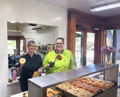Hot Lunch at Oak Grove School