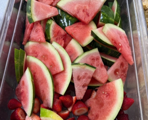 Hot Lunch at Oak Grove School