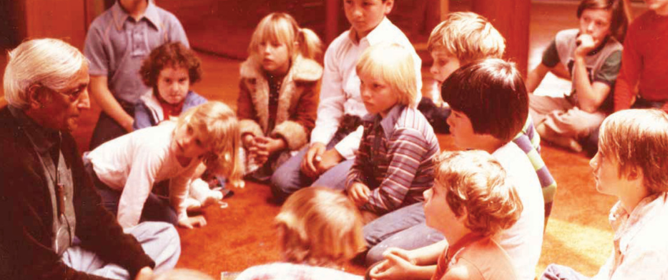 Our Founder, Krishnamurti Oak Grove School PreK12 Ojai