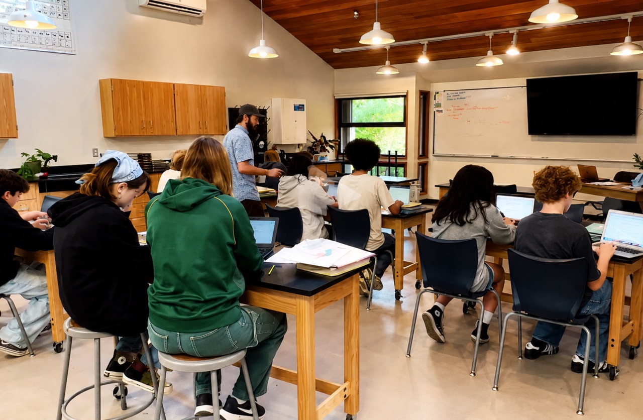 Science Lab, Oak Grove School, Ojai