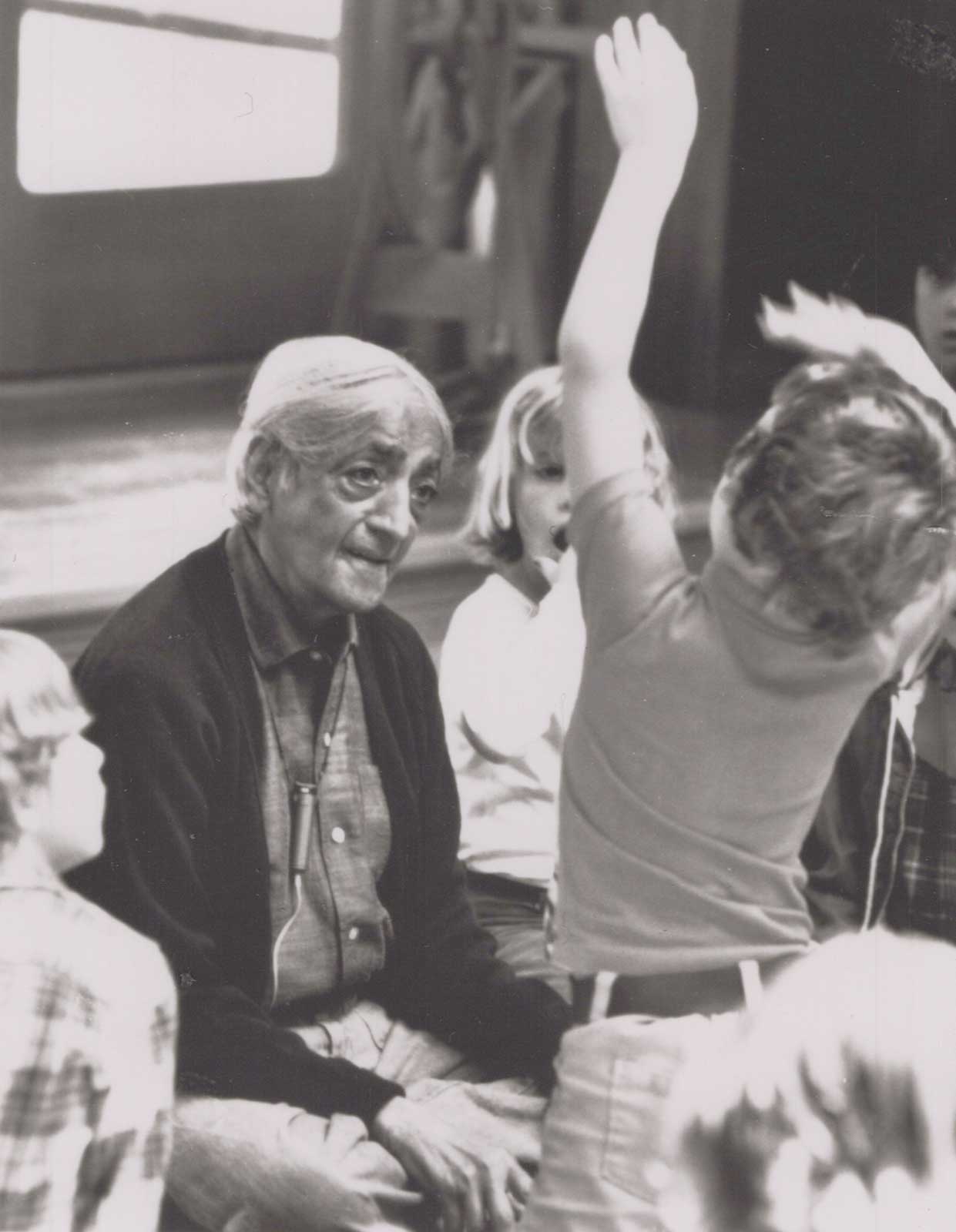 Krishnamurti-with student