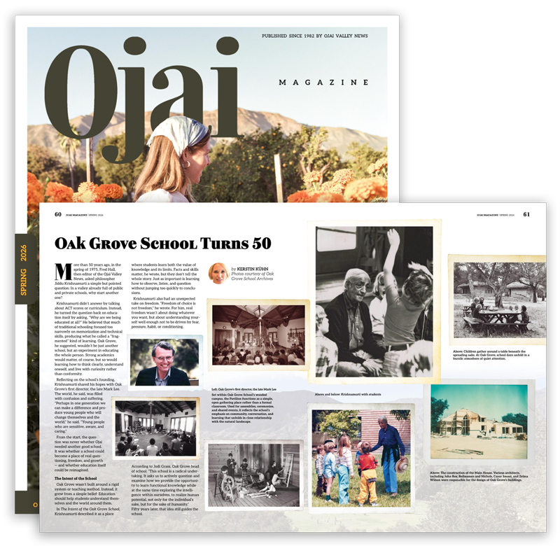 Ojai Magazine 5oth Article